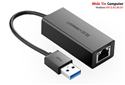Cáp chuyển USB 3.0 to Lan hỗ trợ 10/100/1000 Mbps Ugreen 20256 cao cấp