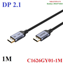 Cáp Displayport to Displayport 2.1 dài 1M độ phân giải 16K@60Hz Unitek C1626GY01-1M cao cấp