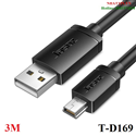 Cáp dữ liệu USB 2.0 ra mini USB dài 3m JASOZ T-D169 cao cấp