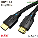 Cáp dữ liệu VIDEO HDMI 2.1 dài 0,5m JASOZ T-A261 cao cấp