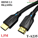 Cáp dữ liệu VIDEO HDMI 2.1 dài 1.5m JASOZ T-A235 cao cấp