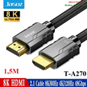 Cáp dữ liệu VIDEO HDMI 2.1 dài 1,5m JASOZ T-A270 cao cấp