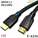 Cáp dữ liệu VIDEO HDMI 2.1 dài 1m JASOZ T-A234 cao cấp