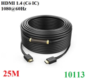 Cáp HDMI 1.4 dài 25M hỗ trợ 1080@60Hz 3D/HDR/ARC Ugreen 10113 cao cấp (Có IC)