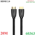Cáp HDMI 2.0 dài 20M hỗ trợ 4K@30hz 3D âm thanh 7.1 Ugreen 60363 cao cấp