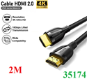 Cáp HDMI 2.0 dài 2m hỗ trợ hỗ trợ độ phân giải 4K@60Hz Ugreen 35174 cao cấp