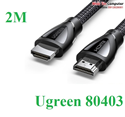Cáp HDMI 2.1 dài 2m Ultra HD 8K@60Hz Ugreen 80403 Cao Cấp