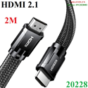 Cáp HDMI 2.1 dẹt dài 2M độ phân giải 8K/60Hz Ugreen 20228 Cao Cấp