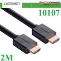 Cáp HDMI 2.0 dài 2M hỗ trợ 4K@60Hz 3D/HDR/ARC Ugreen 10107 cao cấp