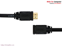 Cáp HDMI nối dài 3m Y-C166 chính hãng Unitek