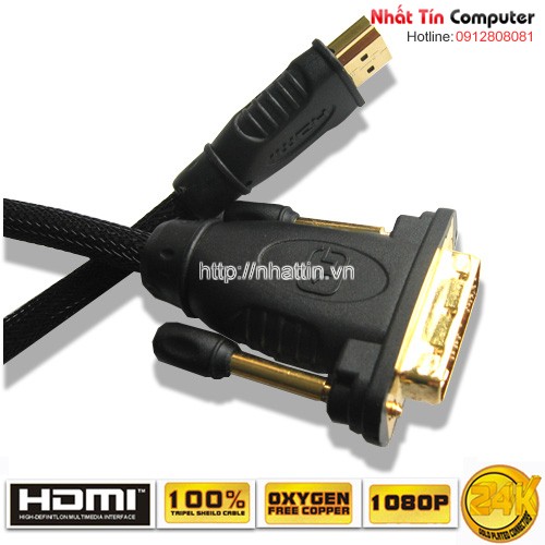 (Thanh Lý) Cáp HDMI to DVI 15M