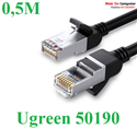Cáp mạng Cat6 đúc sẵn dài 0,5m chính hãng Ugreen 50190 cao cấp