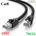 Cáp mạng Cat8 đúc sẵn dài 10M 26AWG Class S/FTP Ugreen 70616 cao cấp