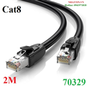 Cáp mạng Cat8 đúc sẵn dài 2M 24AWG Class S/FTP Ugreen 70329 cao cấp