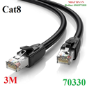 Cáp mạng Cat8 đúc sẵn dài 3M 24AWG Class S/FTP Ugreen 70330 cao cấp