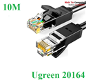 Cáp mạng đúc sẵn Cat6 tròn dài 10m chính hãng Ugreen 20164 cao cấp