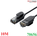 Cáp mạng đúc sẵn Slim Cat6a 10Gbps 500MHz dài 10m chính hãng Ugreen 70656 cao cấp