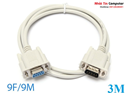 Cáp nối Com to Com D-SUB 9 Pin 3M ( Cáp RS232 ) 9F/9M
