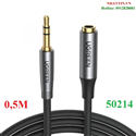 Cáp nối dài âm thanh AUX 3.5mm 0,5M Ugreen 50214 cao cấp