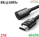 Cáp nối dài HDMI 2.1 âm dương dài 2M hỗ trợ 8K@60Hz Ugreen 40450 cao cấp