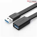 Cáp nối dài USB 3.0 dây dẹt dài 0.5M âm dương chính hãng Ugreen 30128 cao cấp