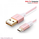 Cáp sạc Micro USB cắm 2 chiều dài 1m chính hãng Ugreen 30855 cao cấp