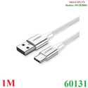 Cáp sạc nhanh 18W USB-A sang Type-C dài 1m Ugreen 60131 cao cấp