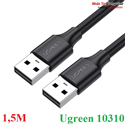 Cáp USB 2.0 2 đầu đực dài 1,5m chính hãng Ugreen UG-10310 cao cấp