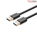 Cáp USB 2 đầu đực USB 3.0 dài 1,5m chính hãng Ugreen 30149 cao cấp