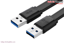 Cáp USB 3.0 2 đầu đực dài 2m chính hãng Ugreen UG-10805
