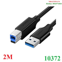 Cáp USB 3.0 AM to BM dài 2M máy in Ugreen 10372 chính hãng