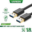 Cáp USB 3.0 hai đầu đực dài 1m chính hãng Ugreen 10370 cao cấp