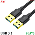 Cáp USB 3.0 dài 3M hai đầu đực Ugreen 90576 cao cấp