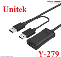 Cáp USB 2.0 nối dài 20m chính hãng Unitek Y-279 hỗ trợ USB cấp nguồn chất lượng cao