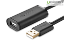 Cáp USB nối dài 20m có chíp khuếch đại chính hãng Ugreen 10324 Cao cấp