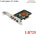 Card capture ghi hình nội soi, siêu âm Svideo, AV chuẩn PCI-E Lianxinhongfu LB725 cao cấp
