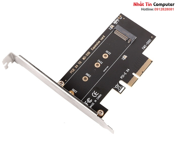 Card chuyển đổi ổ cứng SSD M2 NVMe PCIe 2280 to PCI-E 4X