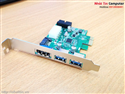 Card chuyển đổi PCI-E to USB3.0+Esata+Sata Power+20pin