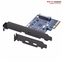 Card PCI Express sang 2 cổng USB 3.1 Type-C Ugreen 30773 chính hãng