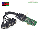 Card PCI Express to 4 com rs232 Syba FG-EMT04S-CM chính hãng