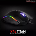 Chuột Game FanTech TiTan X4s có đèn LED chất lượng cao
