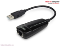 Cổng USB 2.0 to Lan 10/100 Mbps Y-1466 chính hãng Unitek