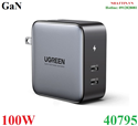 Củ sạc nhanh 100W GaN II Nexode 2 cổng USB Type-C Hỗ trợ QC4+, PD3.0 Ugreen 40795 Chính Hãng (US)