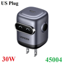Củ sạc nhanh hình Robot 30W 1 cổng Type-C Ugreen 45004 cao cấp (US Plug)