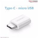 Đầu chuyển đổi sạc Type-C sang Micro USB Ugreen 30154 chính hãng