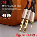Dây cáp Audio 3.5mm ra 2 đầu 6.5mm dài 3M Ugreen 40793