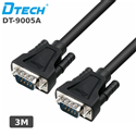 Dây cáp com RS232/DB9 dương dương M/M dài 3M Dtech DT-9005A cao cấp (Cáp thẳng)