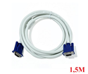 Dây cáp VGA sang VGA dương dài 1,5M hỗ trợ 1920x1080p chất lượng cao