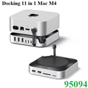 Docking Mac mini M4/M4 Pro 11 trong 1 với khe M.2 NVME, 5 cổng USB-A và 3 cổng Type-C, SD/TF Ugreen 95094 cao cấp