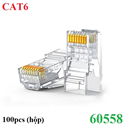 Hạt mạng RJ45 Cat6/Cat6e 100c chính hãng Ugreen 60558